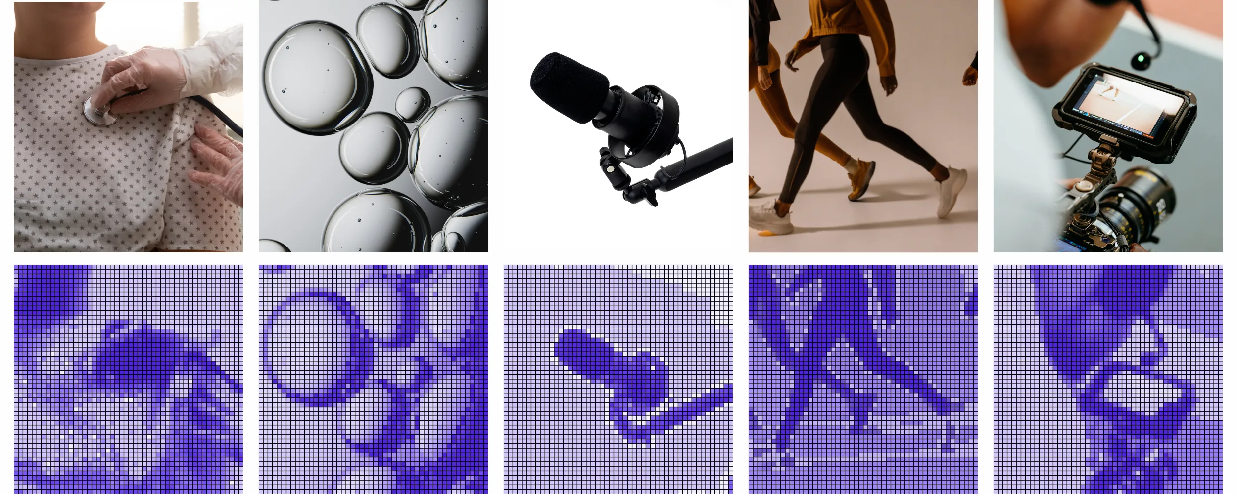 Data collection and AI processing — photography, microscopy, audio recording, motion capture, and computer vision analysis